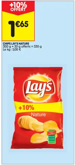 Leader Price Chips Lay's Nature offre