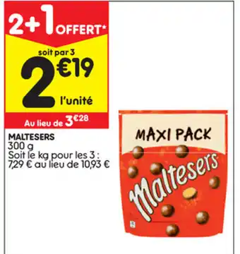 Leader Price Maltesers offre