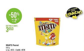 Casino Supermarchés M&m's Peanut offre
