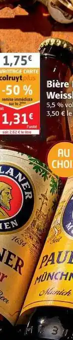 Colruyt Bière Weiss offre