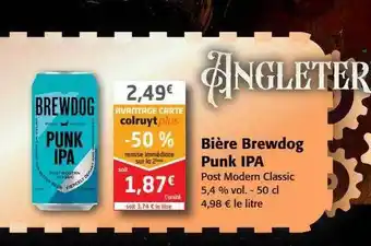 Colruyt Bière Brewdog Punk Ipa offre