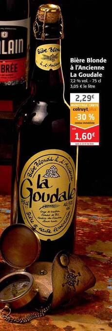 Colruyt Bière Blonde à L'ancienne La Goudale offre