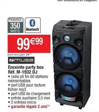 Muse Enceinte Party Box