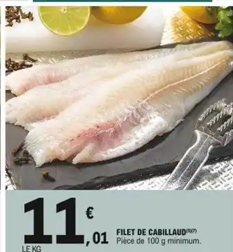 E.Leclerc Filet De Cabillaud offre