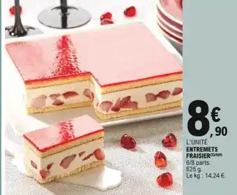 E.Leclerc Entremets Fraisier offre