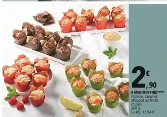 E.Leclerc 8 Mini Muffins offre