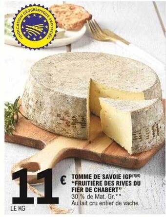 E.Leclerc Tomme De Savoie Igp offre