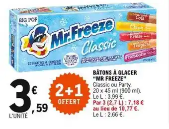 E.Leclerc Bâtons à Glacer offre