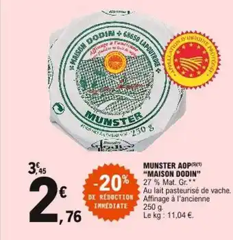E.Leclerc Munster Aop offre