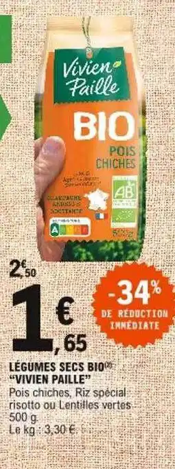 E.Leclerc Légumes Secs Bio offre