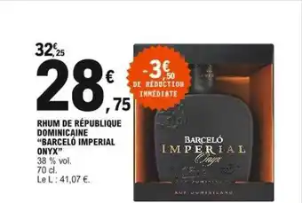 E.Leclerc Rhum De République Dominicaine offre