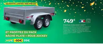 Feu Vert Remorque Double Essieu 230x4 offre