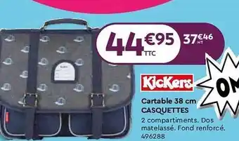 Cartable 38 Cm Casquettes Kickers