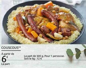 Carrefour Couscous offre