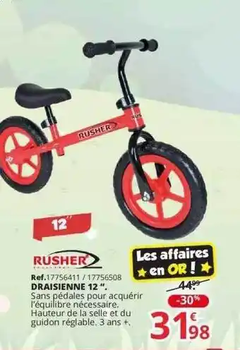 Promo Draisienne 12 chez Maxi Toys