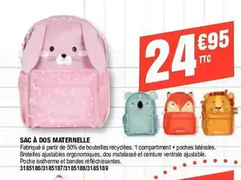 Plein ciel Sac à Dos Maternelle offre