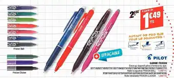 Gamme Frixion Pilot