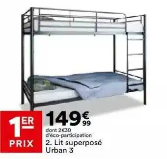 BUT Lit Superposé Urban 3 offre