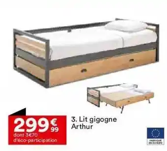 BUT Lit Gigogne Arthur offre