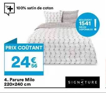 BUT Parure Milo 220 X 240 Cm Signature offre