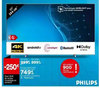 BUT Téléviseur Philips 65 offre
