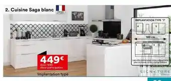 BUT Cuisine Saga Blanc offre