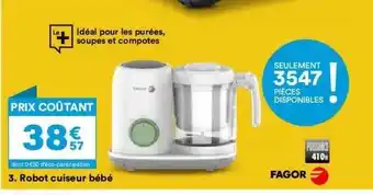 BUT Robot Cuiseur Bébé Fagor offre