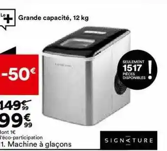 BUT Machine à Glaçons Signature offre