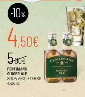 Fentimans Ginger Ale Soda Angleterre