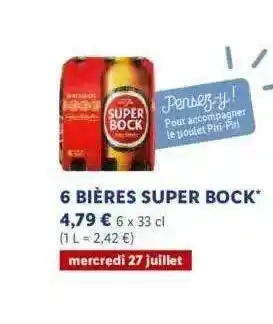 Lidl 6 Bières Super Bock offre