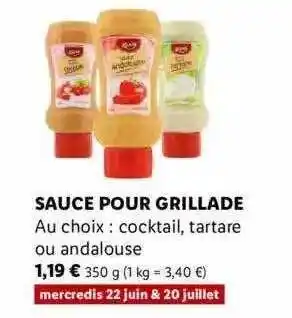 Lidl Sauce Pour Grillade offre