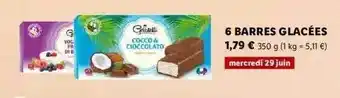 Lidl 6 Barres Glacés offre