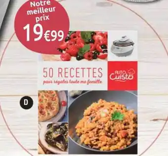 M6 Boutique 50 Recettes Auto Cuisto offre