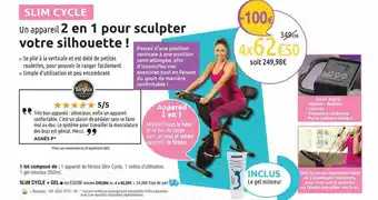 M6 Boutique Slim Cycle offre