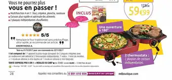 Tarte Express Pro 4 En 1 + Moules Du Chef