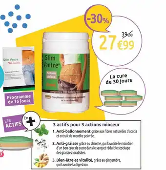 M6 Boutique Slim Ventre offre