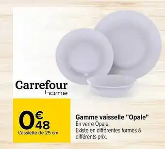 Carrefour Gamme Vaisselle offre