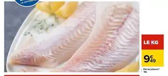 Carrefour Filet De Julienne offre