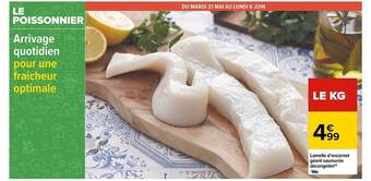 Carrefour Lamelle D'encornet Géant Saumurée Décongelée offre