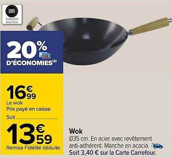 Carrefour Wok offre