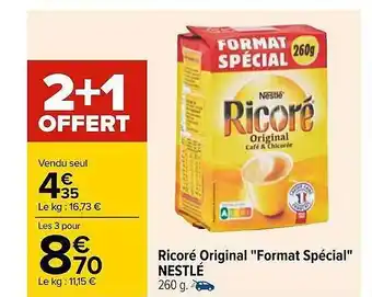 Carrefour Ricoré Original offre