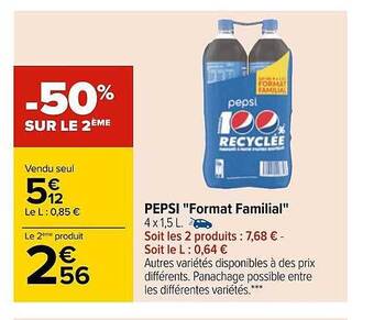 Carrefour Pepsi offre