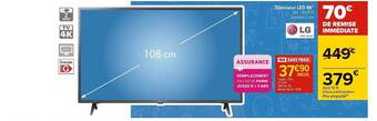 Carrefour Téléviseur Led 4k offre