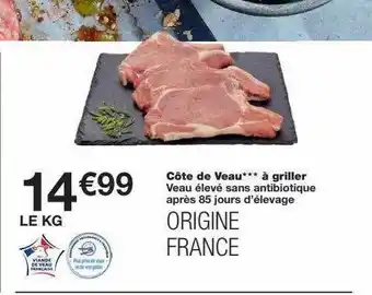 Monoprix Côte De Veau*** à Griller offre