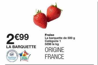 Monoprix Fraise offre