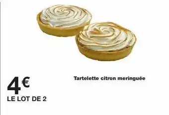 Monoprix Tartelette Citron Meringuée offre
