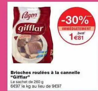 Brioches Roulées à La Cannelle