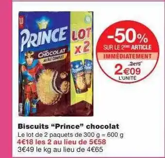 Monoprix Biscuits offre