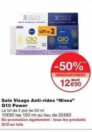 Monoprix Soin Visage Anti-rides offre