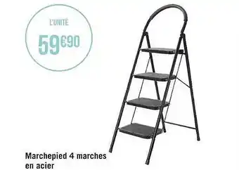 Marchepied 4 Marches En Acier